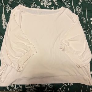 Old Navy Active 4X Oversized White Women's Top W/ Wide Elbow Sleeves Never Worn